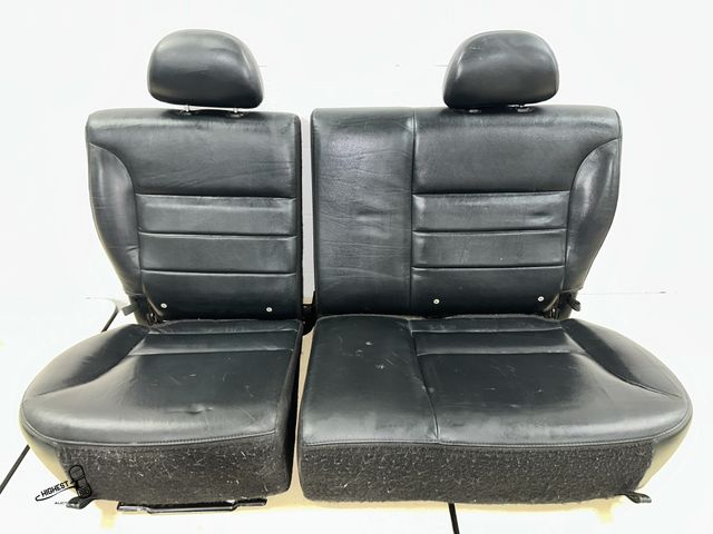 Lot 91-8403 - BLACK LEATHER REAR SEATS - CUSTOMIZE FOR YOUR CUSTOM RIDE