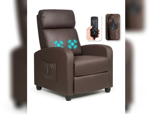 Lot 96-192248 - Giantex Faux Leather Reclining Massage Chair
New 
Msrp $369.00