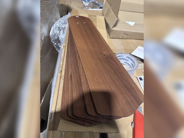 Lot 96-182417 - 5 Wooden Fan Blades approx 20” 
New