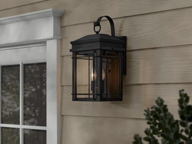 Lot 96-205273 - Hampton Bay
Broward 17 in. 2-Light Black
Outdoor Wall Light Fixture with Clear Glass
new