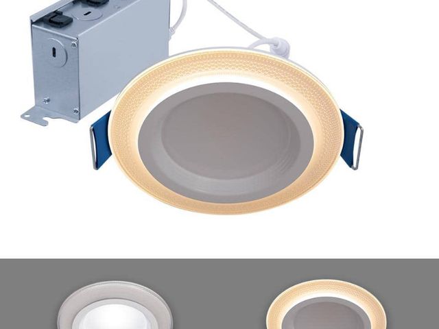 Lot 96-166094 - HALO 4 in. RL Night Light, 700-Lumens,
Selectable CCT, D2W DM
New