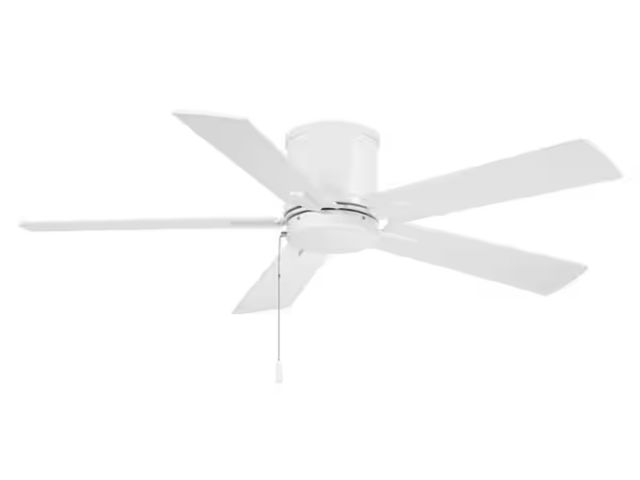 Lot 96-162615 - Hampton Bay
Grantway 48 in. Indoor/Covered Outdoor Matte White Low Profile Ceiling Fan Without Light...