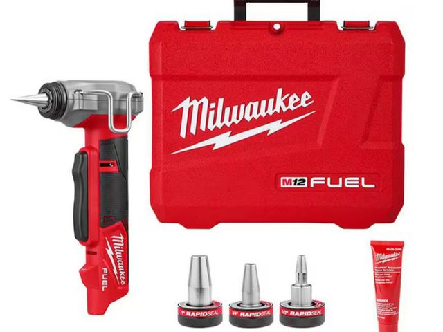 Lot 96-162082 - Milwaukee
M12 FUEL ProPEX Expander Tool with 1/2 in. - 1 in. RAPID SEAL ProPEX Expander Heads (Tool ...