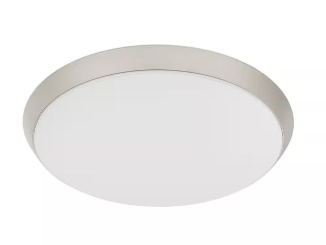 Lot 96-165526 - Commercial Electric
15 in. Brushed Nickel Integrated LED Dimmable Selectable CCT Flush Mount Indoor ...
