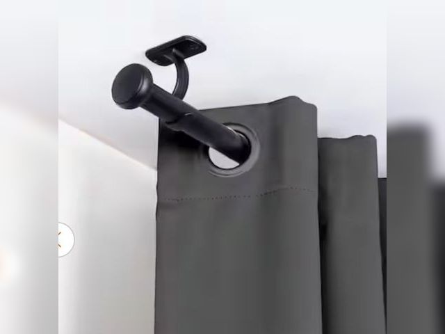 Lot 96-212069 - Kenney
Weaver 72 in. - 144 in. Adjustable Single Indoor/Outdoor Curtain Rod 1 in. Diameter in Black ...