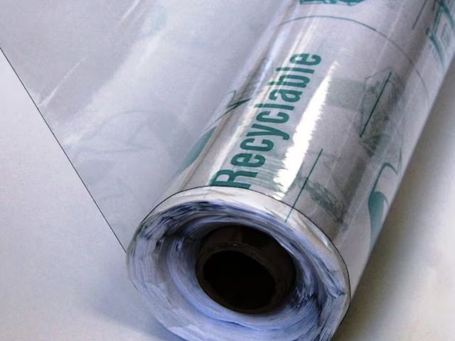 Lot 96-222073 - Vinyl-It 4-1/2 ft. x 75 ft. Clear 12 mil Plastic Sheeting MSRP $139.99 New