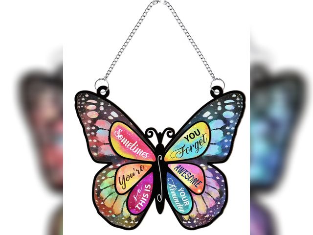Lot 96-194716 - Case of 48 Window Hanging Suncatcher Butterfly Home Outdoor Patio Decoration Gifts Birthday for Wome...