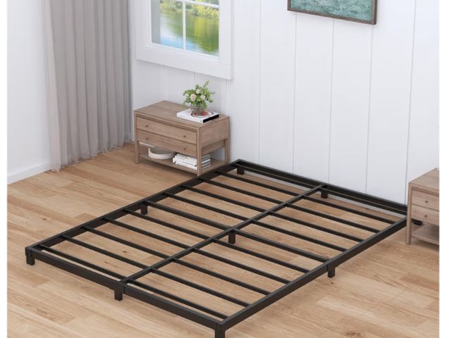 Lot 96-180597 - 3 Inch Bed Frame Full Low Profile, Full Size Metal Bed Frame, Black
Heavy Duty Metal, No Box Spring ...