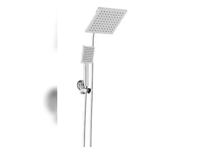 Lot 96-192511 - Glacier Bay
Modern 1-Spray 7.9 in. Dual Tub Wall Mount Fixed and Handheld Shower Heads 1.8 GPM in Po...