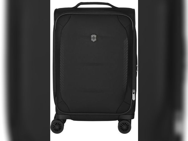 Lot 96-175170 - Victorinox Crosslight Frequent Flyer Softside Carry-On - Lightweight Rolling Suitcase for Travel Ess...