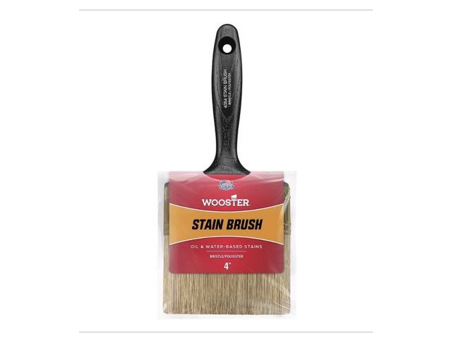 Lot 96-221831 - Wooster 4 in. Oil and Stain Polyester
Bristle Brush New