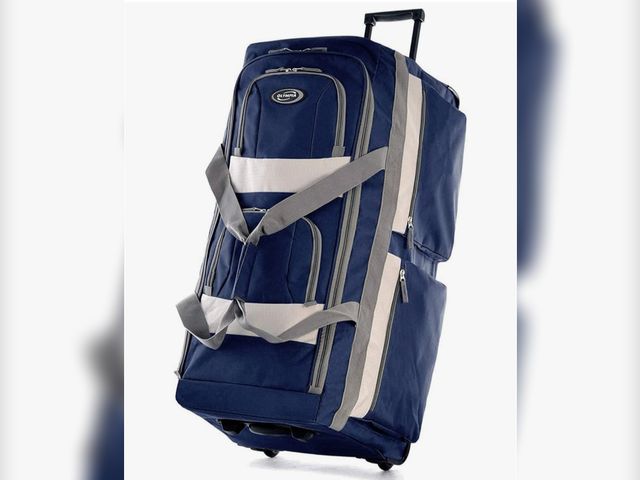 Lot 96-163854 - Olympia U.S.A. Wheeled Rolling Duffel Bag Water Resistant Luggage Lightweight Travel Suitcase with R...