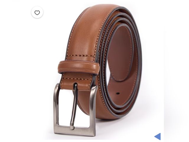 Lot 96-230871 - Fianmy Men's Belt, Genuine Leather Dress Belts for Men, Handmade Classic Jeans Belt for Work Busines...