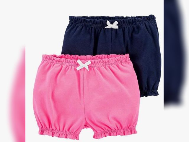 Lot 96-166156 - Baby Girls' 4-Pack Bubble Shorts Size 18 Months 

New
