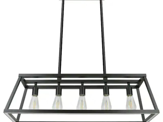 Lot 96-188859 - Feit Electric
Katalyst 60-Watt 5-Light Matte Black Modern Adjustable CCT and 3-Light Modes Integrate...