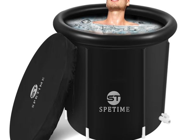 Lot 96-181049 - Ice Bath Tub for Athletes, Portable Cold Plunge Inflatable, Large Cold Plunge Tub, Nylon Fabric Ice ...