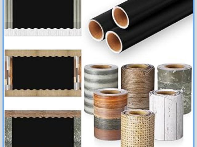 Lot 96-176502 - 3 Rolls 4 x 12 Ft Paper Roll and 6 Rolls 160 Ft Borders Fade Resistant Trim for Classroom Back to Sc...