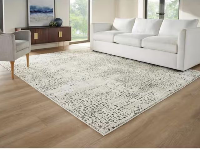 Lot 96-213997 - Home Decorators Collection
Holliswood 6 ft. x 9 ft. New Cream/Grey Abstract Fade Resistant Area Rug ...
