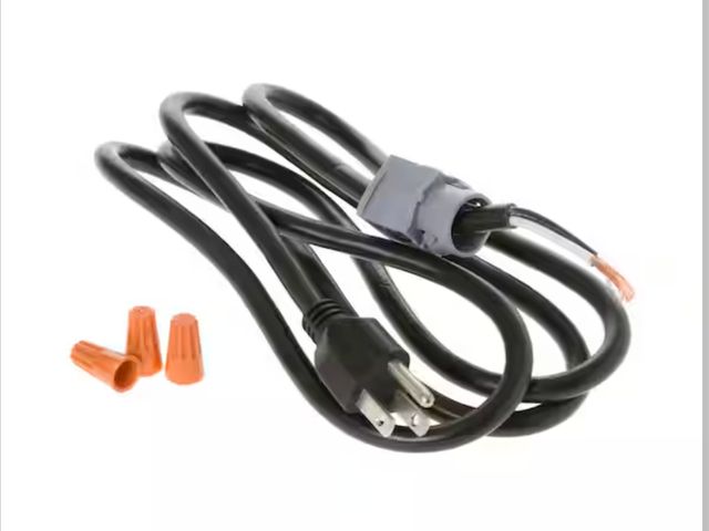 Lot 96-167042 - Everbilt 5 ft. 4 in. Dishwasher Power Cord Kit New