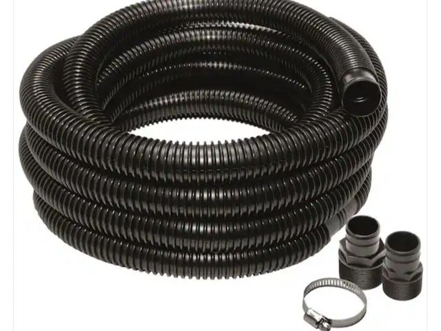 Lot 96-165673 - Everbilt 1-1/4 in. x 24 ft. Sump Pump Discharge Hose Kit Unused