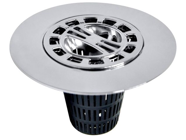 Lot 96-174741 - Danco, Inc. 3-Inch Hair Catcher for Stand-Alone Shower 10529, Pack of 1, Chrome in-Drain
New