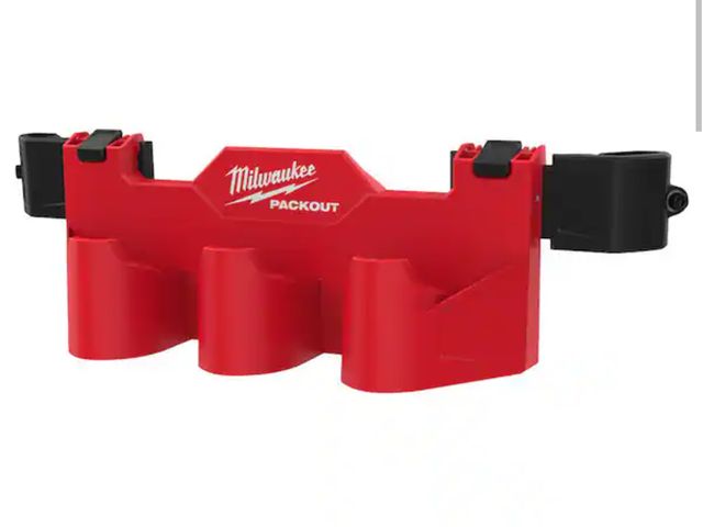 Lot 96-178447 - Milwaukee PACKOUT M12 Battery Tool Box Rack Attachment New