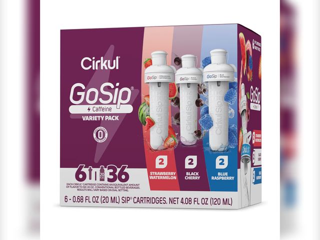 Lot 96-200862 - Cirkul GoSip Flavored Water, Makes 36 Energy Drinks. No Sugar, 0 Calories. Flavored Water for Everyd...