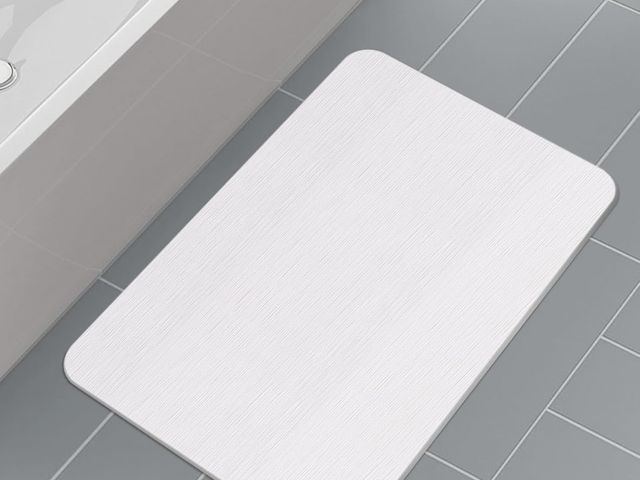 Lot 96-176069 - Stone Bath Mat, Premium Natural Diatomaceous Earth Shower Drying Mats for Bathroom Floor, Non-Slip w...