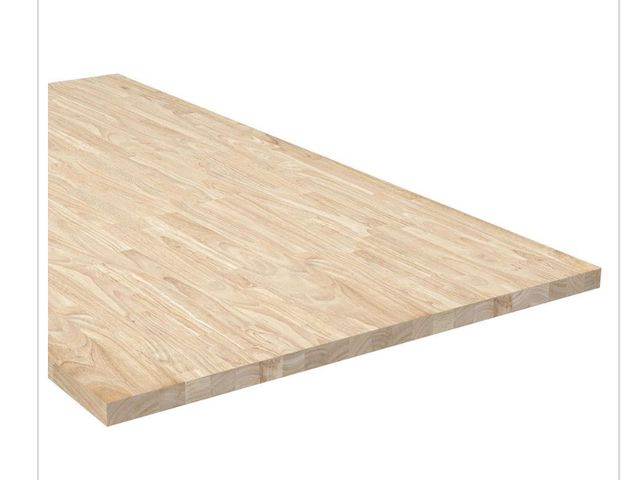 Lot 96-191625 - HARDWOOD REFLECTIONS
6 ft. L x 39 in. D Unfinished Hevea Solid Wood Butcher Block Countertop Island ...