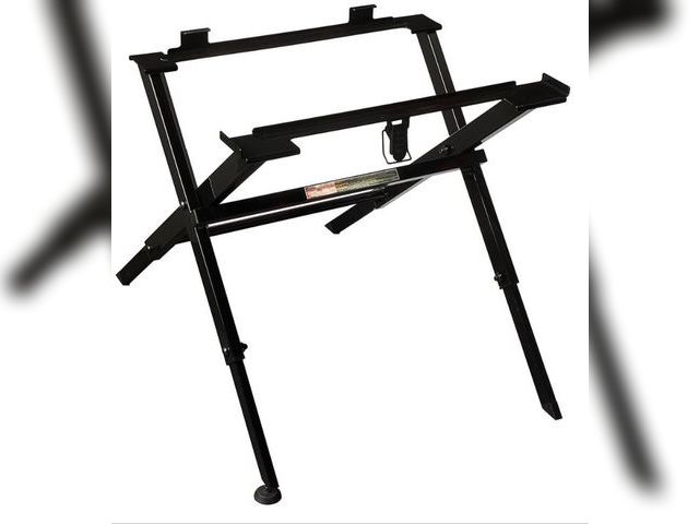 Lot 96-226368 - Milwaukee 23.5 in. x 17.5 in. Universal Stationary Compact Folding Table Saw Stand MSRP $149 New