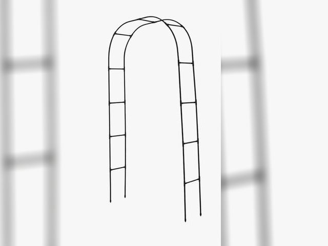 Lot 96-198671 - 7.9 Ft H x 4 Ft W Metal+PE Coated Pergola Arbor, Easy to Assemble 3 Sizes, for Various Climbing Plan...