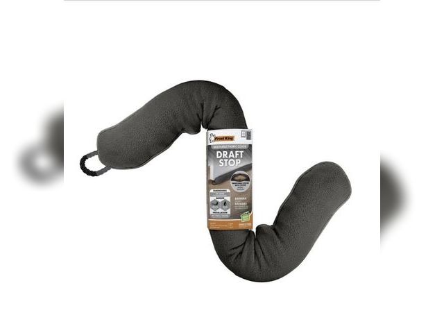 Lot 96-190038 - Frost King
Draft Stop with Zipper Dark
Grey
New