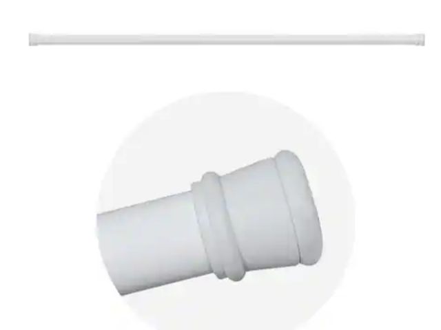 Lot 96-179627 - 42 in.-72 in. Adjustable 1 in Single Tension Utility Curtain Rod
New