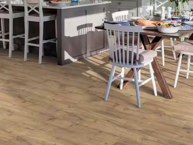 Lot 96-174053 - Approximately 338 ft² Pergo Outlast Golden Rustic Oak 12 mm T x 6.1 in. W Waterproof Laminate Wood F...