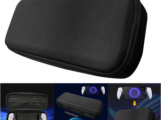 Lot 96-190831 - Shockproof EVA Hard Carrying Case for PS5 Portal Gaming Accessories - Portable Waterproof Travel Sto...