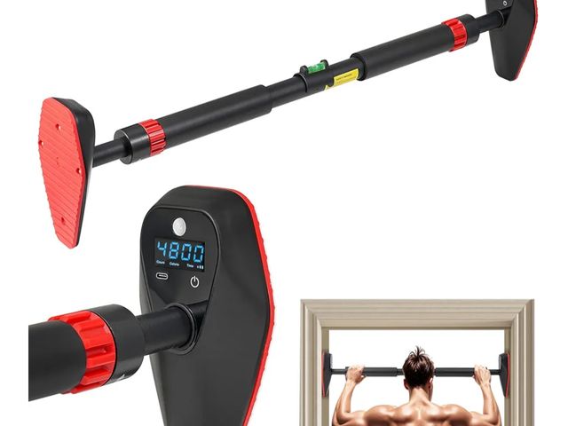 Lot 96-176026 - Pull Up Bar for Doorway, Door Frame Chin Up Bar without Screw Exercise Bars for Home Workouts Streng...