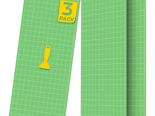 Lot 96-176287 - HTVRONT Standard Grip Cutting Mat, 3 Pack Cutting Mat 12x24 Compatible with Cricut Maker 3/Maker 4/M...