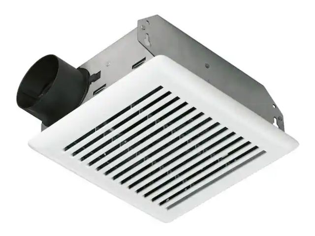 Lot 96-179818 - Broan-NuTone
50 CFM Ceiling/Wall Mount Bathroom Exhaust Fan
Open Box 
Appears Unused 
Missing big me...