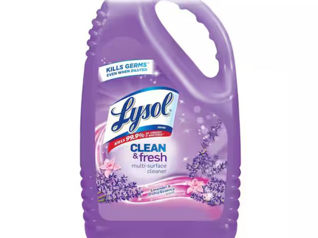 Lot 96-164872 - Lysol
Multi-Surface Cleaner, Sanitizing &amp; Disinfecting, to Clean &amp; Deodorize, Lavender &amp;...