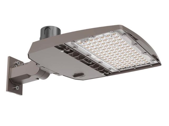 Lot 96-178758 - HALO 450-Watt Equivalent Integrated
LED, Bronze Area Light Large, 18000 Lumens MSRP $174