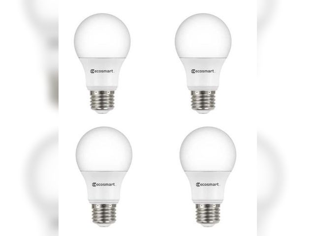 Lot 96-164568 - Lot of 5 Packs EcoSmart 75-Watt Equivalent A19 Dimmable LED Light Bulb Daylight (4-Pack)
New