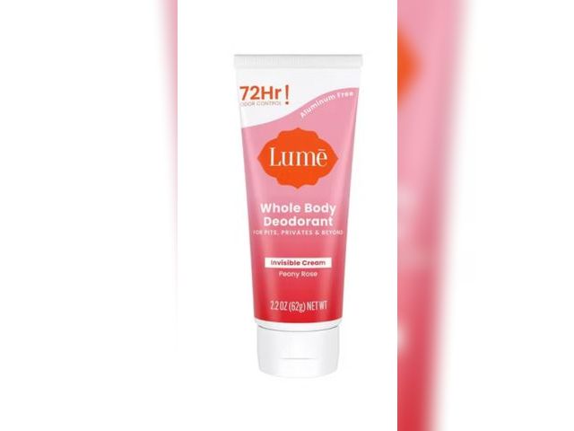 Lot 96-158692 - Lume Whole Body Women's Deodorant - Invisible Cream Tube - Aluminum Free - Peony Rose Scent - 2.2oz
...