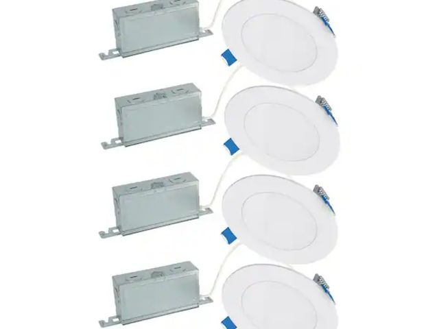 Lot 96-163310 - HALO
HLBSL 4 in. Can Less Integrated LED, 600 Lumens, 5CCT, White (4-Pack)
New
