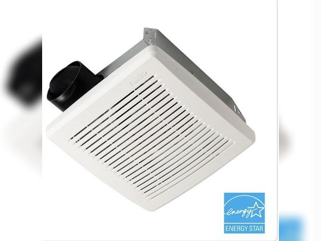 Lot 96-211968 - Broan-NuTone 50 CFM Ceiling Bathroom Exhaust Fan with No-Cut Installation, Quiet Operation New