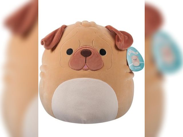 Lot 96-188067 - 24" Squishmallows Plush Toy Morton The Brown Shar Pei Dog  Cuddly Toys
New