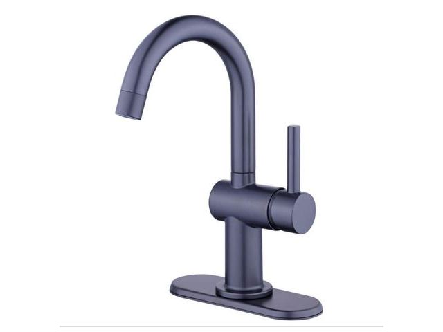 Lot 96-198489 - Glacier Bay Dorind Single Hole Single-Handle Deck Mount High-Arc
Bathroom Faucet in Matte Black New