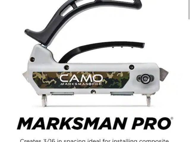 Lot 96-167031 - CAMO Marksman Pro - Hidden Deck Fastener Installation Tool - 3/16 in. Spacing for Cedar and Composit...