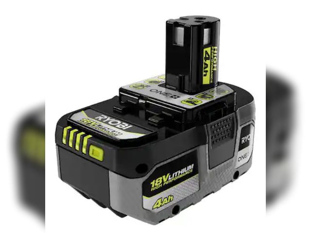 Lot 96-210926 - RYOBI
ONE+ 18V 4.0 Ah Lithium-Ion HIGH PERFORMANCE Battery
New 
Msrp $129.00
