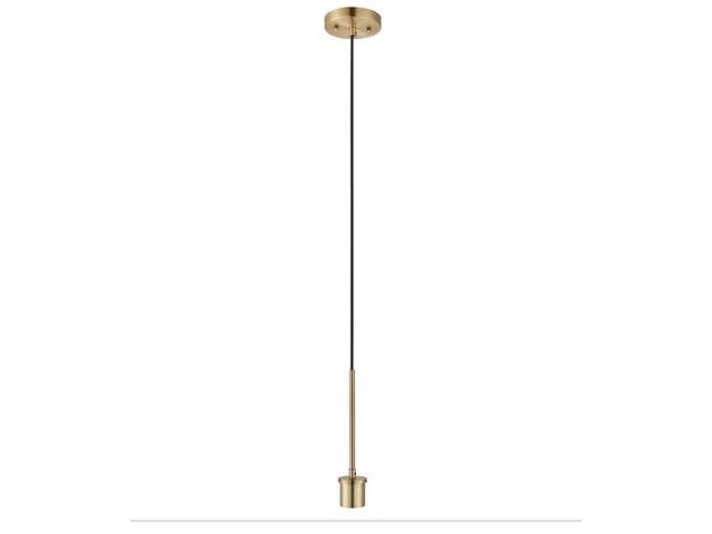 Lot 96-230410 - Gold Pendant Light Kit with Partial Down Rod and Adjustable Height
Wire
New