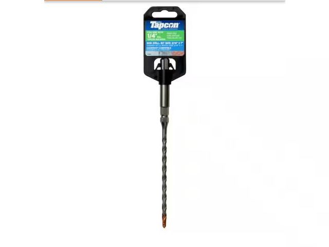 Lot 96-181940 - Tapcon
3/16 in. x 7in. Steel Carbide SDS Drill Bit (1-Piece)
new